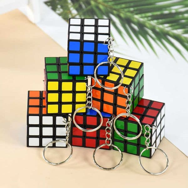 2026 New Mini 10/5Pcs 3Cm Magic Cube Keychain Backpack Pendant Educational Toys For Kids Birthday Party Favors Goodie Bag Ta Fillers H260608yozu Toy