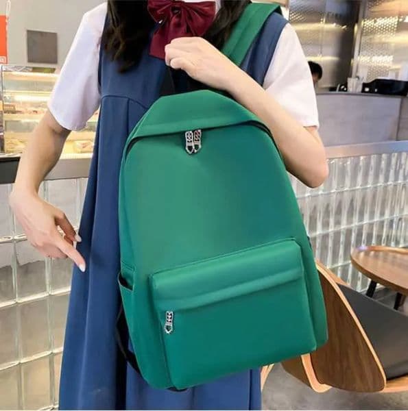 2026 Kid Hair Accessories Four-Piece Stylish School baby hair clip cute Bag Large Capacity Student Simple Casual Multifunctional Backpack Girl Tie