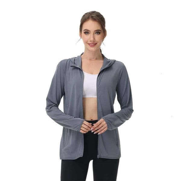 Summer Women's Sun Protection Clothing Plus Size Women's Thin Jacket UV Protection Outdoor Long Sleeve Cross-Border Hot Export B99