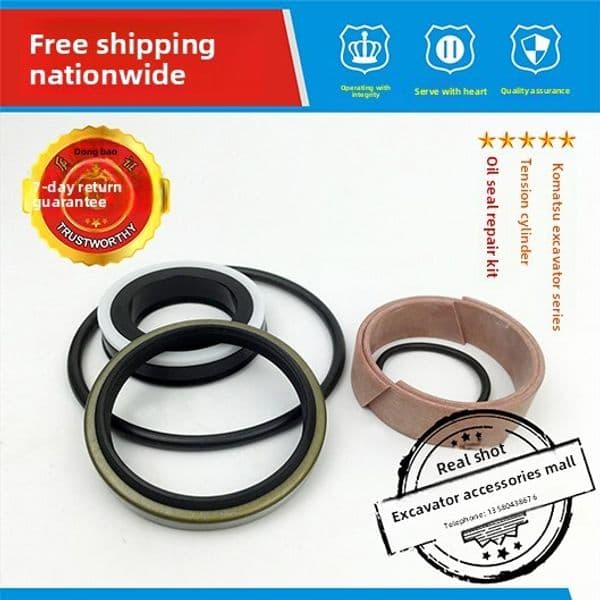 Excavator Parts Komatsu PC60-5/6/7 Chain Puller Travel Tension Cylinder Seal Repair Kit Imported