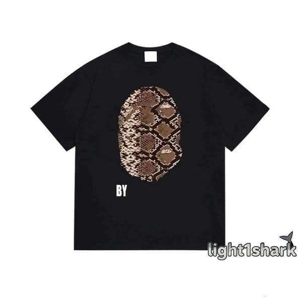 bapp shirt Men's Designer High Pure Cotton Y2k Camouflage Graffiti Shark Shirts Gothic Graphic Street Wear Shirt Hip Hop Bathing App Baps Tee Ffe 093