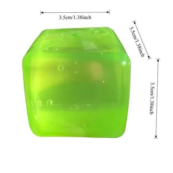 Cube Squishy Ice Maltose Fidgets Toys Soft Mochi Anti Stress Squeeze Toy Transparent Square Decompression Gifts for Friend Adult Z260608