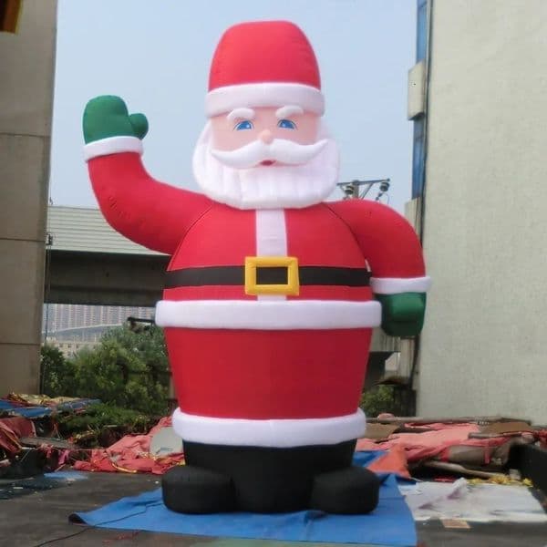 Christmas Outdoor Decoration 12m height (40ft) Giant Inflatable Santa Claus,blow up Xmas Father,shopping Malls Balloon Xmass gathering Decorations
