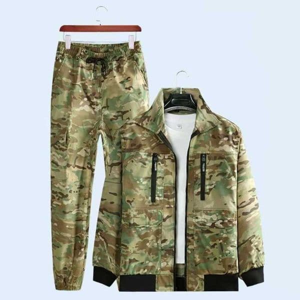 New Outdoor Camouflage Overalls Thick Wear-resistant Instructor Military Training labor protection clothing Q260608
