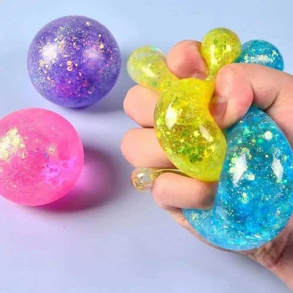 Hot 2026 New Round Maltose Pinch Music Squishy Stress Relief Ball Fidget Sensory Decompression Toy for Adult Anti Anxiety Z260608