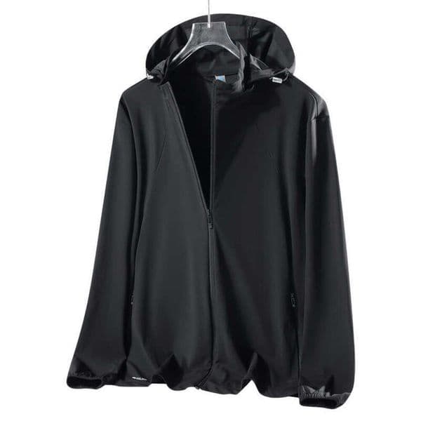 Summer Couple's Hooded Breathable Quick-Dry Cycling Jacket, Sun Protection Clothing, Women's Skin Jacket, Thin Coat, Men's Group Clothing Cb5