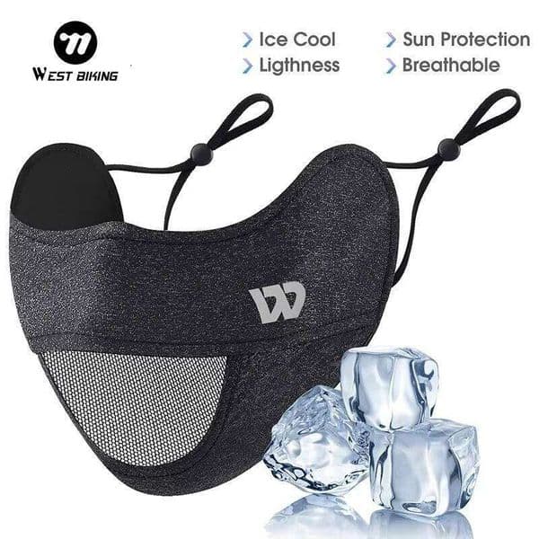 WEST BIKING Summer Ice Silk UV Protection Mask Breathable Outdoor Sport Cycling Hiking Women Men Adjustable Unisex Face-Kini W260608
