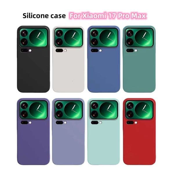 New Xiaomi 17 Pro Max Funda De Silicona Para Telefono Mobile Phone Silicone Protective Case 15 Ultra Note 14