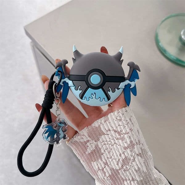 For AirPods 4 3 Airpod Pro Pro2 Pro3 Earphone Case Creative 3D Blue Dragon Silicone Cartoon Headphone Box Cover L260608