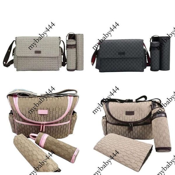 2025 New diaper Baby Backpack Folding change station Portable Stroller carrier Travel Mommy Maternity Care Diaper bag leather D16 333