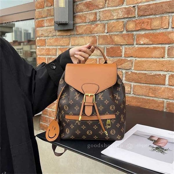 Designer Bag Women High Beauty Printed Large Capacity Versatile Color Contrasting Backpack Luxury Hand Bags