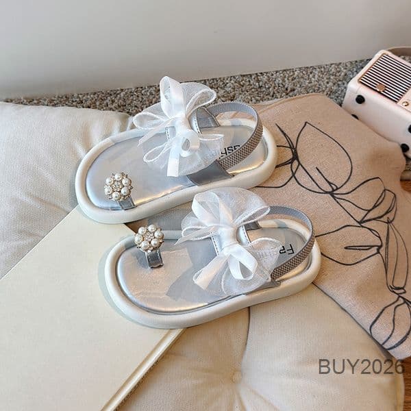 Designer New Girls sandals summer baby fashion flats slip-ons princess shoes