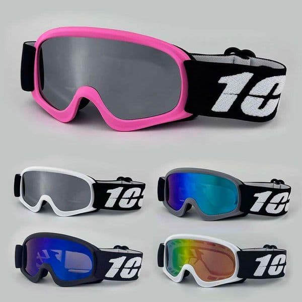 Children's bicycle glasses motorcycle helmet glasses, suitable for skiing, skating, windproof, and children aged 3 to 12 J260608
