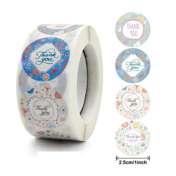 2026 Wholesale 50-500Pcs 8 Styles Of Flowers, Thank perfume You Stickers, Gift Sealing cologne Stickers Free Shipping 33