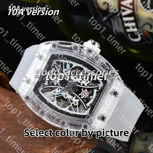 Richaity Millieity Watch Designer Watch World Brand Designer watches personalized transparent barrel shape quartz men watch waterproof non-fading watch zad0