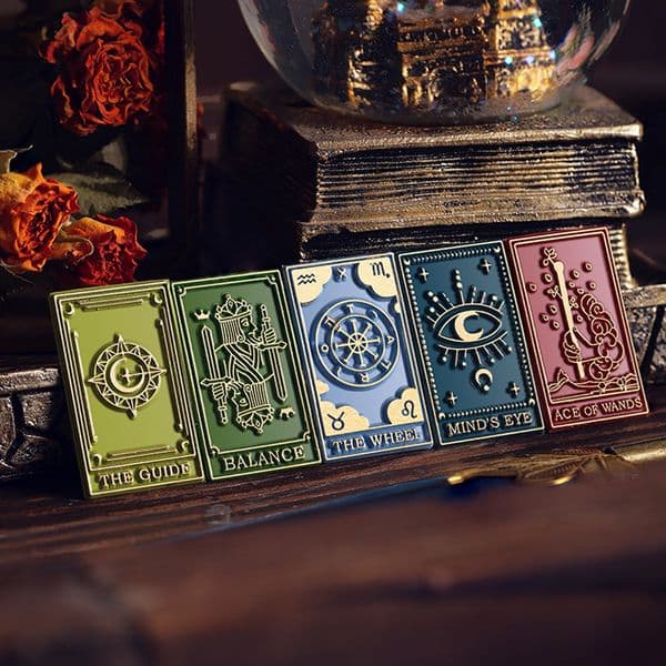Tarot Card Series Innovate 3D Square Brick Ginkgo Tree Wax Seal Stamp Head Envelope Collect