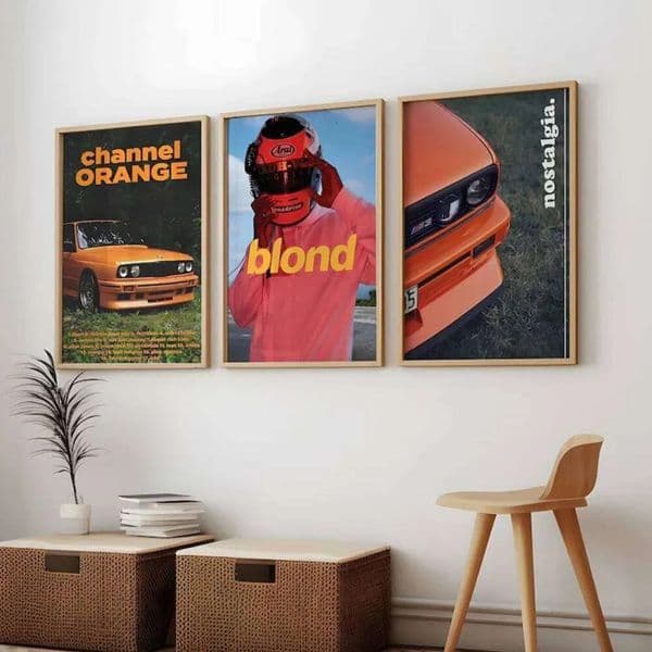 2026 Modern Racing Blond Frank cologne Ocean Cars Rap Hypebeast Fashion Wall Art Canvas Painting Posters perfume For Living Room Home Decor Free Shipping 21