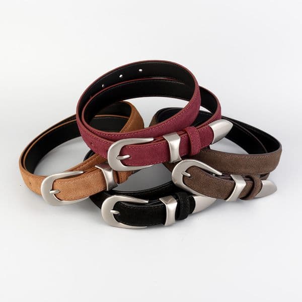 Designer Luxury Belt Denim Jeans And Skirts With New Suede Matte Belt Fashionable Women's High-quality Classic Waist Accessories