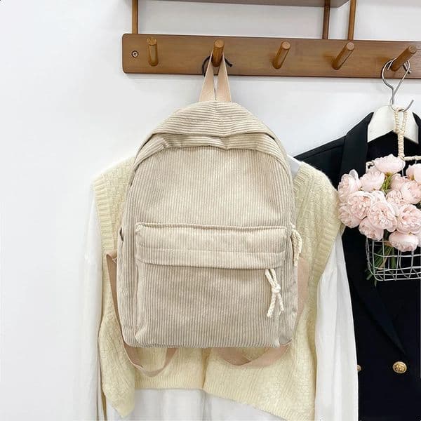 College Wind Light Core Velvet Mens And Womens Backpacks Large Capacity Casual Student Backpack Outdoor Trendy Korean Edition 260605