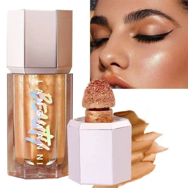 Designer Makeup luxe 3D Liquid Highlighter Stick Natural Shimmer Contour Bronzer Moisturizing Brightening Body Highlight Makeup Compact Powder