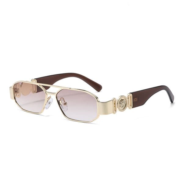 New Simple Classic Light Luxury Fashion Versatile Women's Korean Version Personalized Double Bridge Sunglasses