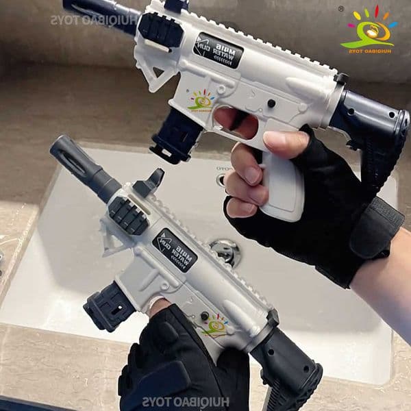 HUIQIBAO 2025 M416 Manual Water Gun Rifle Shooting Toy Summer Outdoor Play Water Sports Beach Toys For Boys Adults Gift L260609