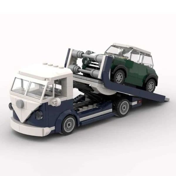 2026 New Bricklink Technical Car 10220 Creative VW T1 Mini Scale Tow Truck 6 Stud perfume Vehicles cologne Speed Champions Building Blocks Kid Toys Gift Designe 01