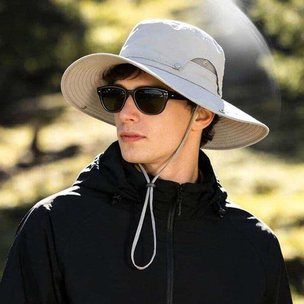 Hat Bucket Men Women Summer Sun Protection Quick Dry Beh Breathable cessory For Fishing Hike Climb Outdoor Qian Pan S260609