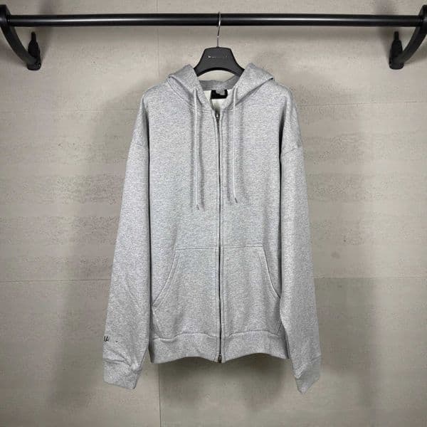 High quality designer clothing Correct Version Paris B Brand Toxic Brand Version SS25 Autumn Winter Alien Image Direct Print Zipper Hoodie