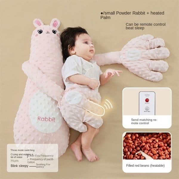 Soft Automatic Tapping Pillows Cartoon Control Soothing Pillow Electric Remote Control Baby Patting Toy borns 260608