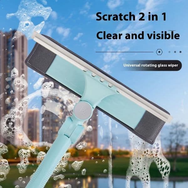 Glass Cleaning Tool For Household Use Double-Sided Wiper Extended Window Wiper Rotating Glass Wiper Household Mop 260609