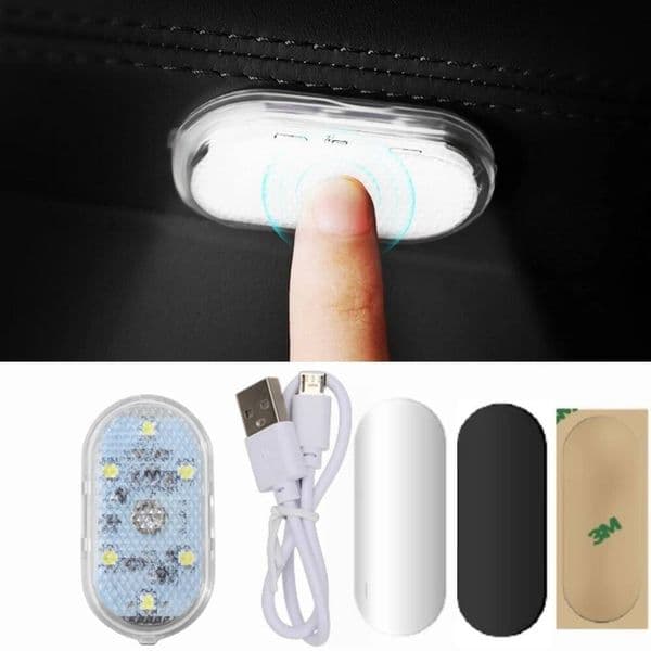 Magnetic Touch Hand Roof Magnets Ceiling Indoor Lighting Night Light Reading Lamp Car Interior Lights ddmynov