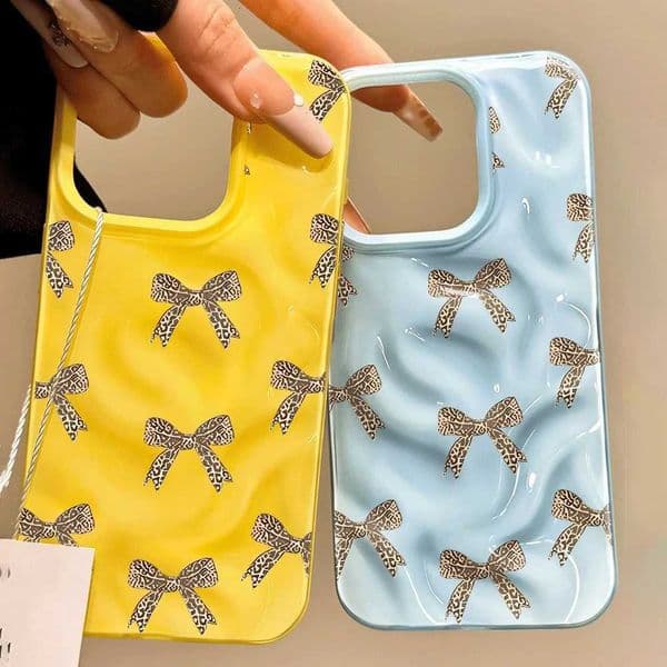 Fashion Leopard Print Wave Phone Case For iPhone 17 Pro Max Case 16 15 14 13 12 11 Pro 16 15 14 Plus 13 Shockproof Cover Fundas J260609