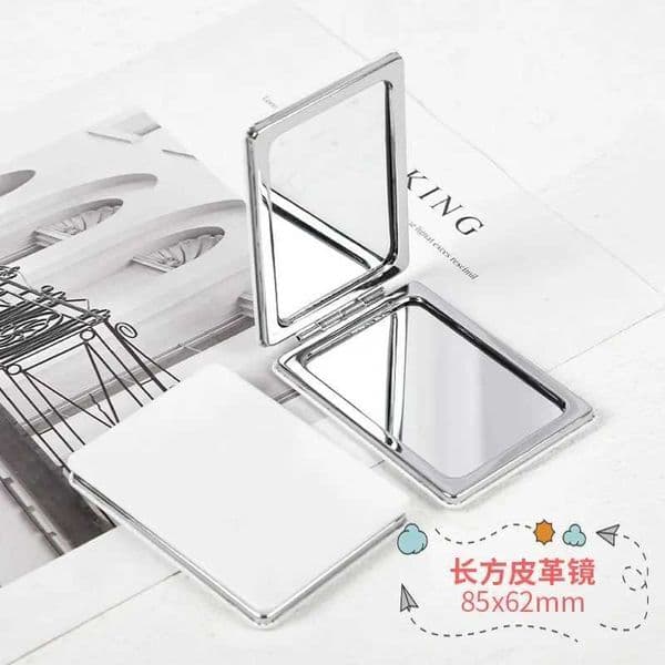 Mirror Foldable Makeup Mirror Portable Double-Sided Mirror Student Dormitory Desktop Small Gift Mini Home Decor C2606091