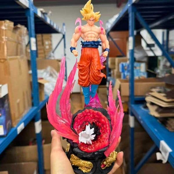 2025 New Dragon Ball Son Goku 25cm Figure Ultra Instinct Super Saiyan Figurine Statue Pvc Statue Model Ornament Collection Gift L260608