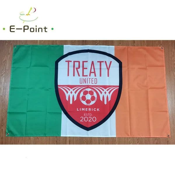 2026 Treaty United FC On Ireland Flag cologne 3*5Ft 90Cm*150Cm Polyester perfume Flag Banner Decoration Flying Home & Garden Flags Festive Gifts Free Shipping 18