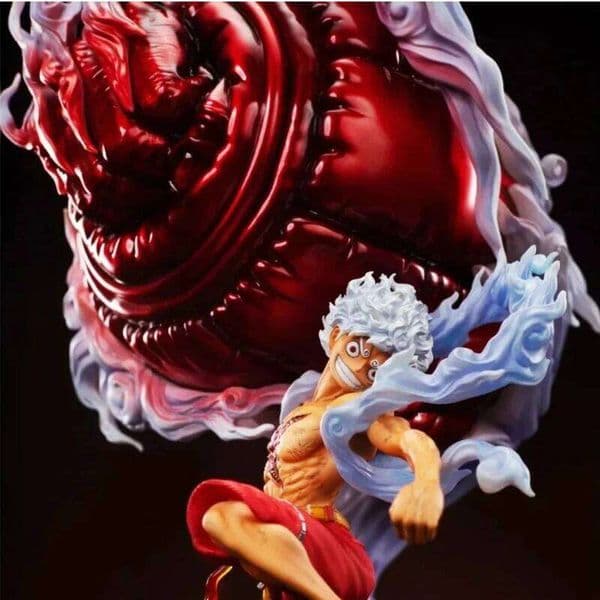 Onigashima Nika Luffy Action Figure 3 Interchangeable Hand Forms Anime Model Toy Exquisite Pvc Statue Deco Fans Gift 26L0609