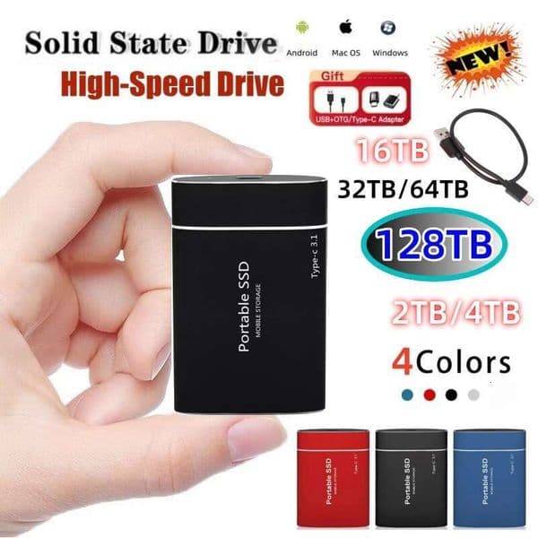 Expansion And Upgrade Of Mobile Hard Drives TB Portable SSD
