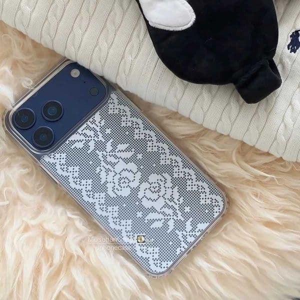 Ins Ancient Art Retro Lace Rose Exquisite Phone Case For iPhone 17 AIR 16 15 14 13 12 11 Pro XSMAX MINI XR 7 8 Plus Y2K Cover J260609