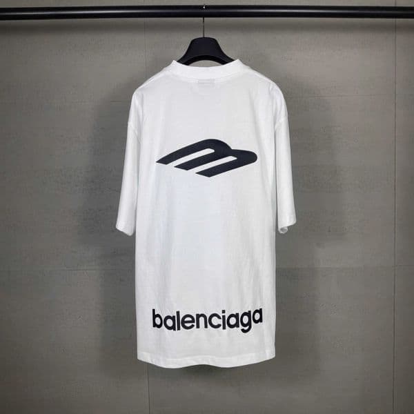 High quality designer clothing B-brand Paris Summer New Arrival 3M Letter Embroidered Short Sleeve T-shirt for Men and Women
