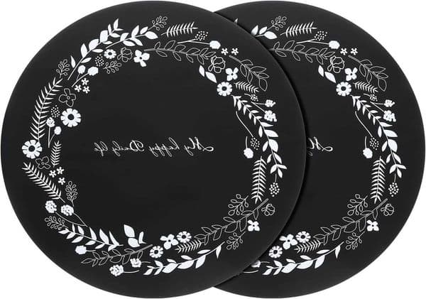 Induction Kitchen Heat Insulation Mat Non-Slip Cooker Cleaning Protection Pad PlatinumHigh Temperature Resistant MatR260609