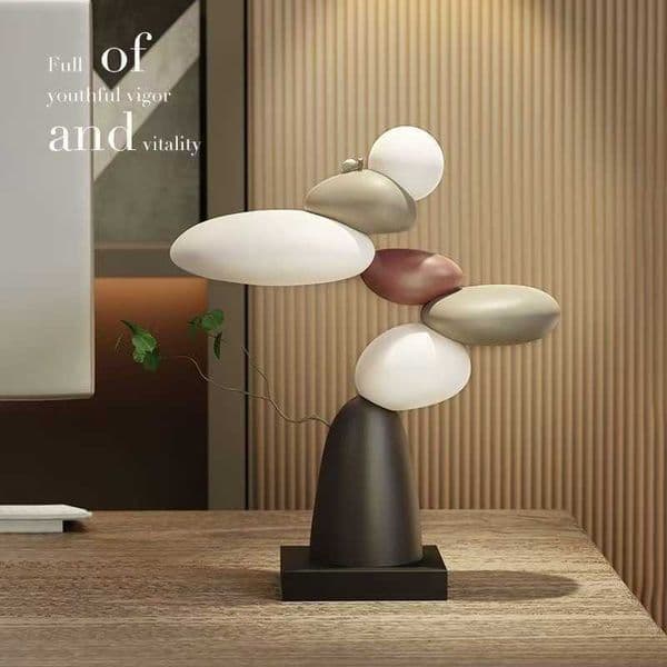 Modern minimalist resin ornaments creative pebble art decorations for the living room entrance light luxury home decor L260606
