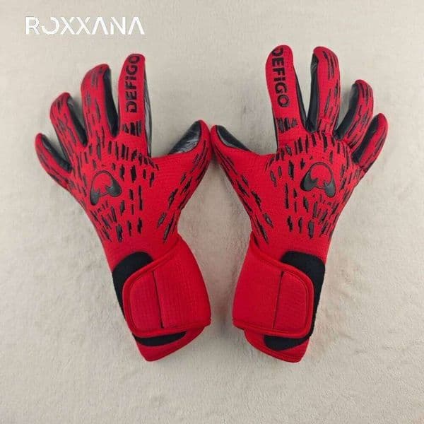 ROXXANA Durable Latex Grip Anti-Slip Protective Professional Goalkeeper Gloves High-Performance Soccer Game Adult Training Matc J260609