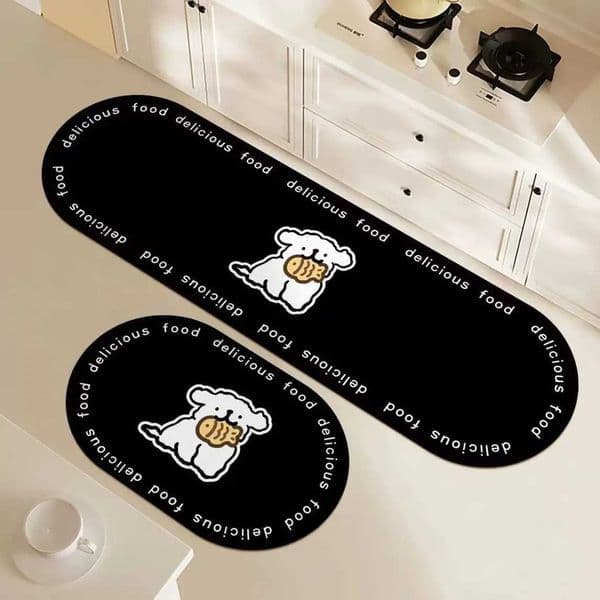 Dopamine 1/2Pms Kitchen Anti-Slip Oil-Resistant Floor Mat Bathroom Quick-Drying Blanket Entrance Door Mat Home Decoration D260610