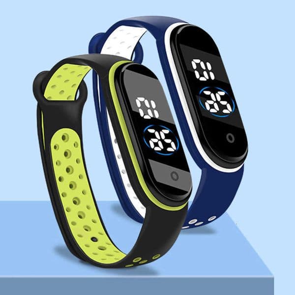 Digital LED Kids Watches Boys Silicone Strap Luxury Children Watches For Girls Waterproof Luminous Clock Sport New Montre Enfant C260609