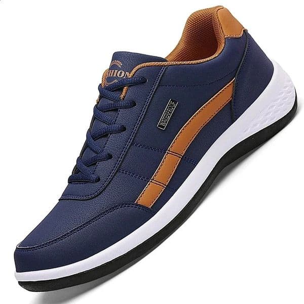Leather Men Shoes Sneakers Trend Casual Shoe Italian Breathable Leisure Male Sneakers Non-slip Footwear Men Vulcanized Shoes 260609