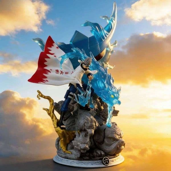 Naruto Anime Figure Hatake Kakashi Figures Pvc Gk Statue Figurine Model Doll Ornament Collection Room Decora Desk Toy Gifts 26L0609