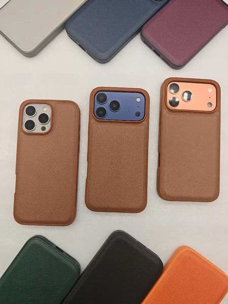 Fashion Colorf Eps PU Leather Magnetic Phone Case Bright Color Anti-Scratch Phone Cover for iPhone 16 Pro 16 Pro Max 17 Pro J260609