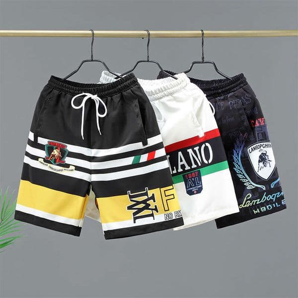 Five-Point Summer Beach Casual designer shorts Running Sports Men's 5-Point Straight-Leg Shorts Trendy