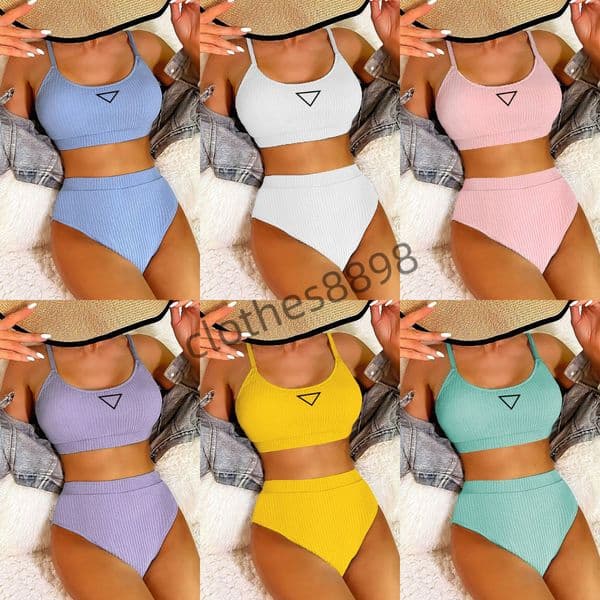 Fashion Women Swimwear Designer Tank Top Bathing Bikini Suit Beach Swimwear Sexy Fashion Girls Summer Beach Holiday Swimsuits Beachwea Pra